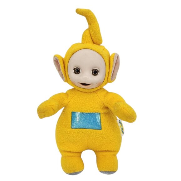 Vintage Playskool Teletubbies Laa-Laa 13" Plush & 6" Figurine 1998 - Picture 2 of 16